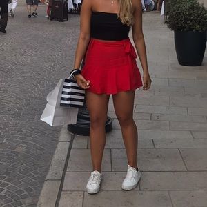 Red Zara Skort